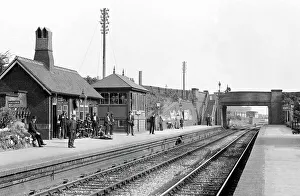 Wombwell Prints: Wombwell Midland Railway Station early 1900s
