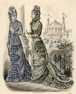 Fastening Gallery: Women on Balcony 1878