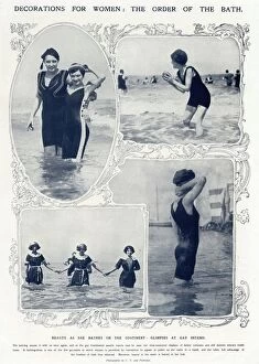 Images Dated 24th September 2017: Women bathers 1913