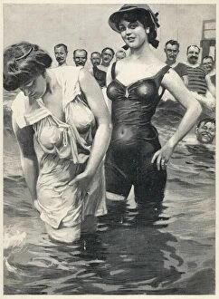 Images Dated 29th July 2015: WOMEN BATHING / 1906