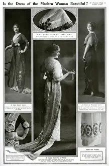Chiffon Prints: Women in beautiful dresses 1912