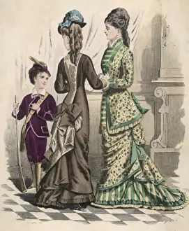 Fronted Prints: WOMEN & BOW 1877