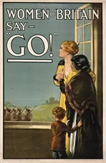 WWI Posters Gallery: Women of Britain say Go