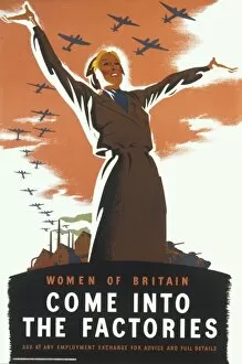 Women of Britain - World War Two poster