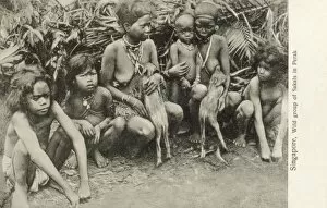 Women and Children of the Sakai Tribe, Malaysia