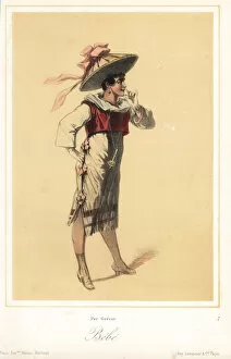 Women in costume as Bebe designed by Alfred Grevin
