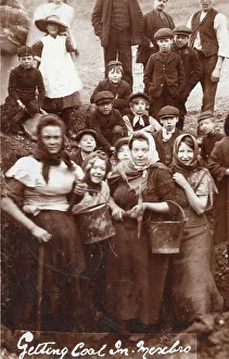 Digging Collection: Women Digging for Coal during 1912 Miners Strike