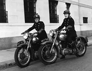 Career Prints: Two women dispatch riders, Towler and Trayner