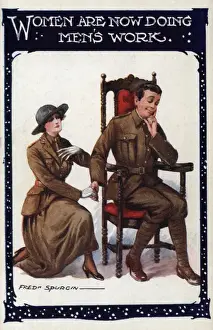Roles Prints: Women Doing Mens Work WW1