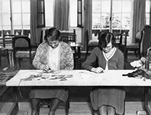Two Women / Embroidery
