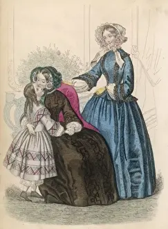 Pantalettes Prints: WOMEN & GIRL 1852