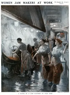 Boiler Prints: Women jam makers at work, May 1918
