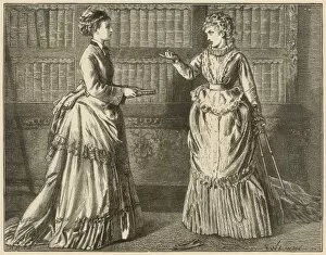 Accompanying Gallery: Two women in a library