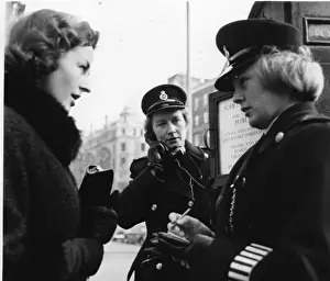 Two women police officers on duty in London
