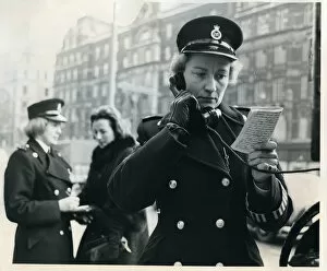 Two women police officers on duty in London