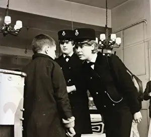 Two women police officers on duty in London