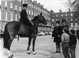 Two women police officers on duty in London