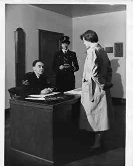 Sleeve Prints: Two women police officers at Hammersmith, London