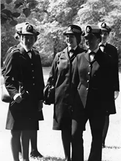 Five women police officers in new Surrey uniform