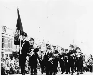 Nijmegen Prints: Women police officers in Nijmegen March, Holland