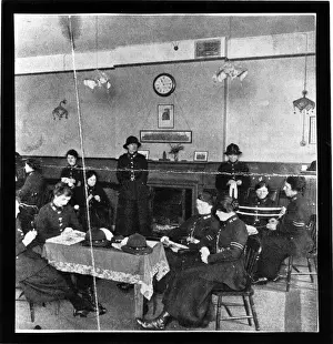 Skein Prints: Women police officers off duty in Section House