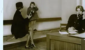 Kingston Prints: Two women police officers working at Kingston police station
