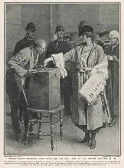Recording Prints: Women Recording their Vote for the First Time