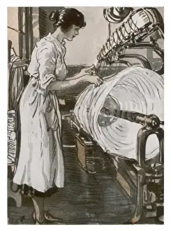 Paisley Prints: Women Reeling Thread