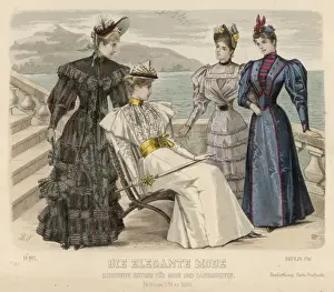 Over Looking Prints: Four Women, Seaside 1893