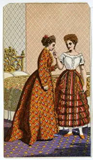 Blouse Prints: Two women with smelling salts