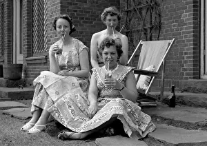 Refreshing Prints: Three women in summer dresses