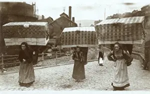 Finished Prints: Women taking finished goods to market, Germany