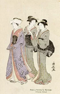 Images Dated 31st May 2018: Three Women by Torii Kiyonaga
