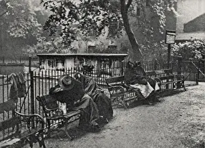 Christ Prints: Women vagrants sleeping, Spitalfields, East End of London