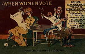 When Women Vote Men Sewing When Women Vote Men Sewing