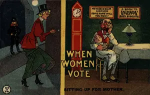 Biscuits Prints: When Women Vote Sitting up Late