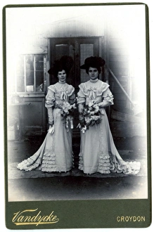 Images Dated 5th September 2017: Two women in a wedding photo