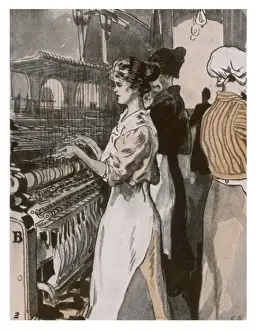 Paisley Prints: Women Winding Yarn 1920