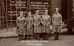 Women Work WW1 Window Cleaners