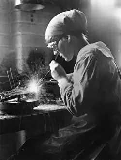 Air Craft Prints: Women workers, World War I
