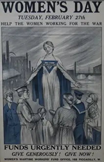 Ywca Prints: Women Workers WW1 Y. W. C. A Womens Day