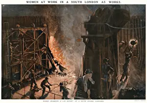 Gender Prints: Women working at a South London gas works 1918