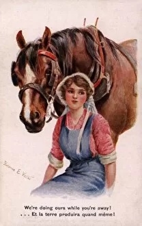 Thinks Gallery: Women WW1 Farming