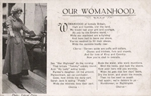 Women WW1 Work Our Womanhood Women WW1 Work Our Womanhood