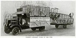 Womens aircraft work in World War One