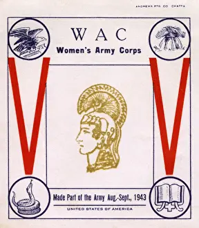 Minerva Prints: The Womens Army Corps - USA - WW2 Propaganda