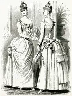 Womens ball dresses 1886