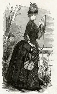 Womens bustle 1886