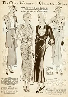 Tunic Prints: Womens clothes 1935