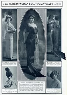 Images Dated 18th November 2016: Womens clothing for early spring 1912